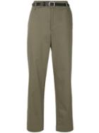 Golden Goose Cropped Chino Trousers - Green