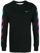 Off-white Gradient Stripe Sweatshirt - Black