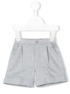 Il Gufo Pinstripe Shorts, Infant Boy's, Size: 6 Mth, Grey