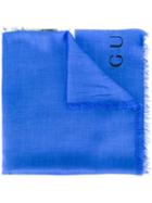 Gucci - Tiger Print Scarf - Men - Silk/modal - One Size, Blue, Silk/modal