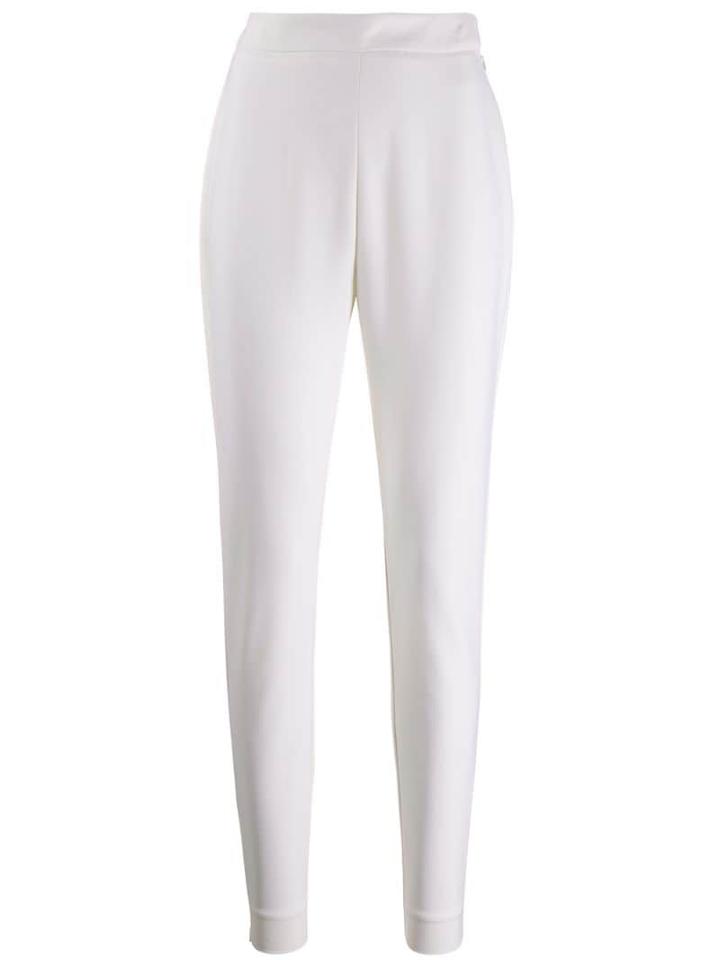 Balmain Slim Fit Tailored Trousers - White