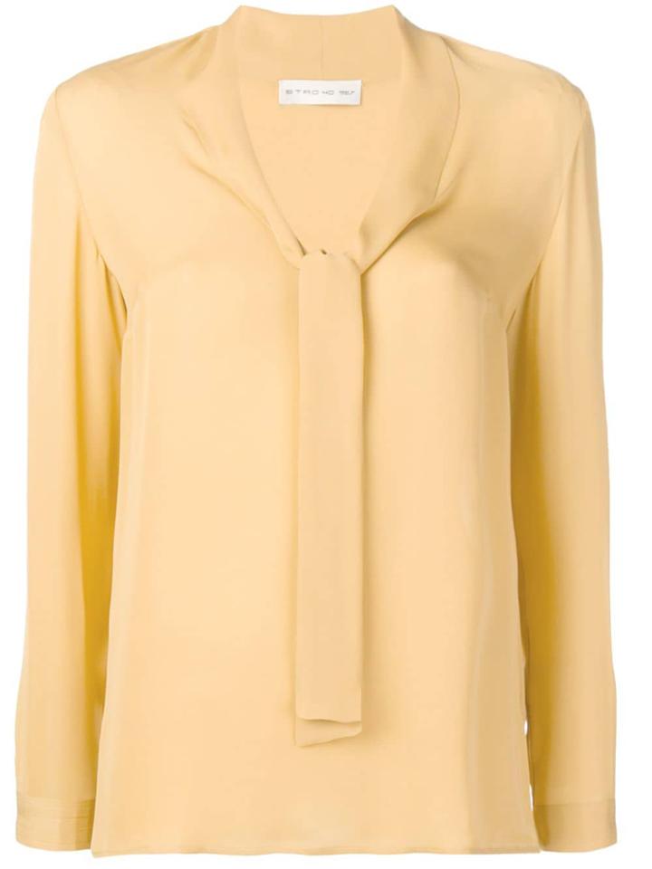 Etro Classic Crepe Blouse - Yellow