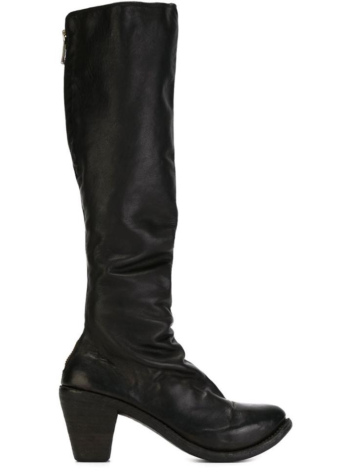Guidi Cuban Heel Boots, Women's, Size: 38, Black, Horse Leather/leather