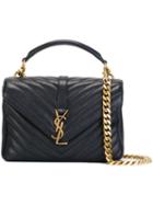 Saint Laurent Baby 'collège Monogram' Shoulder Bag, Women's, Blue