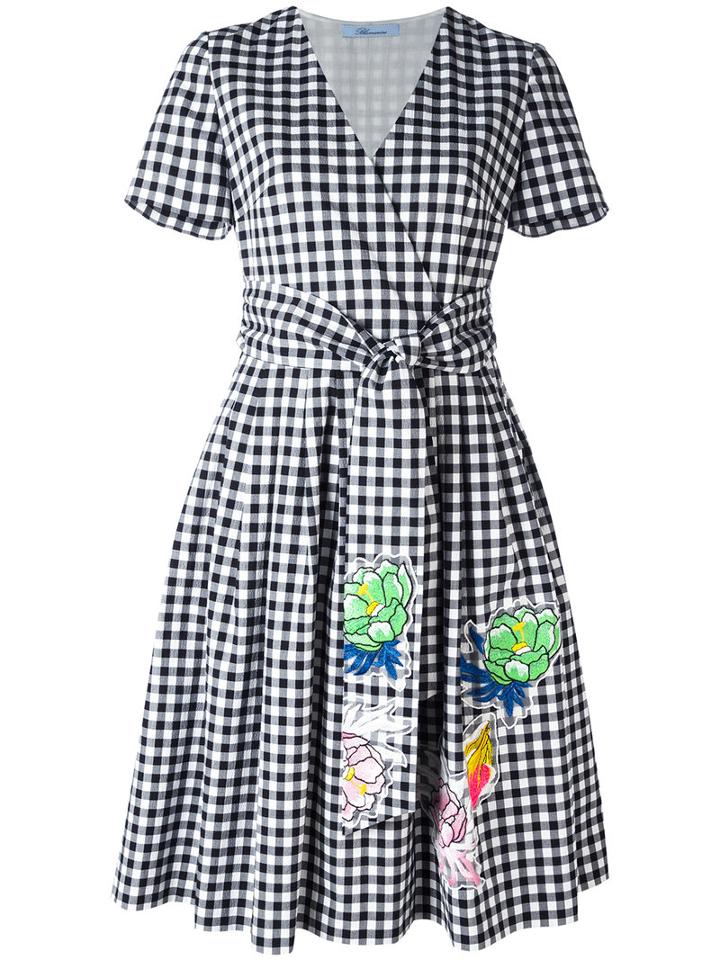 Blumarine Vicky Dress, Women's, Size: 42, Black, Cotton/spandex/elastane/polyester/cotton
