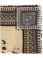 Faliero Sarti Geometric Print Scarf - Neutrals