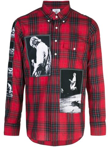 Takahiromiyashita The Soloist The Soloist Patch Checked Shirt - Red