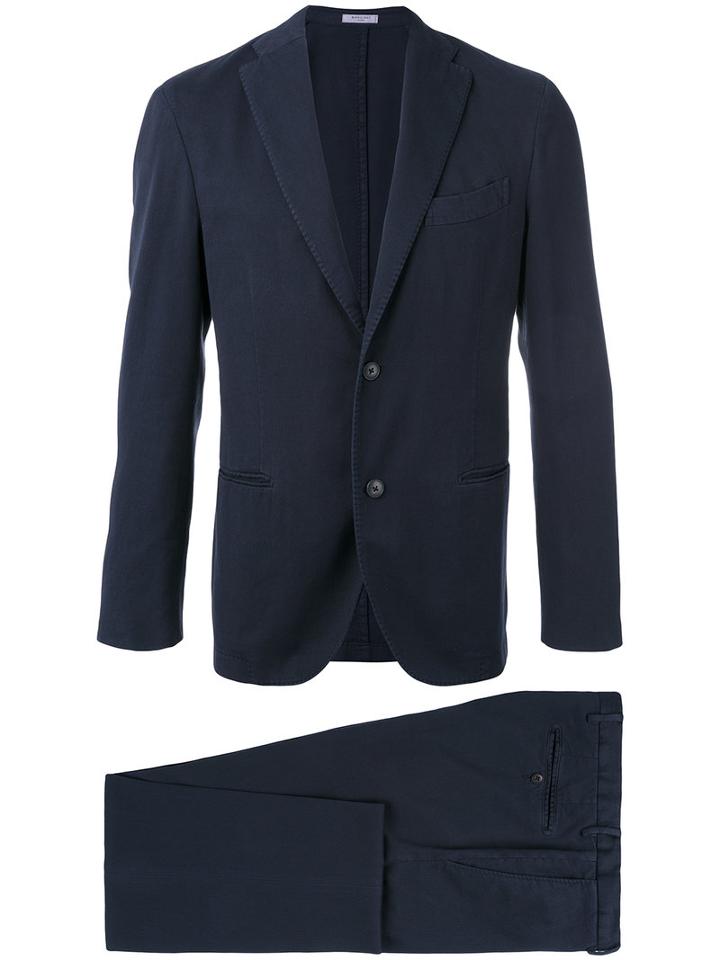 Boglioli - Formal Suit - Men - Cotton/cupro - 50, Blue, Cotton/cupro