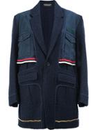 Undercover Loose Knit Jacket - Blue