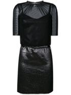 Twin-set Panelled Dress - Black