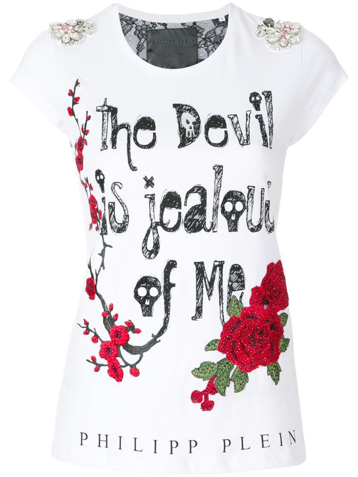Philipp Plein Jealous Of Me T-shirt - White