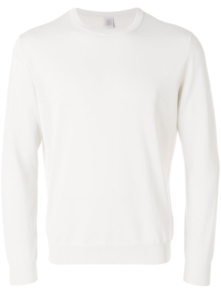 Eleventy Classic Fitted Sweater - Grey