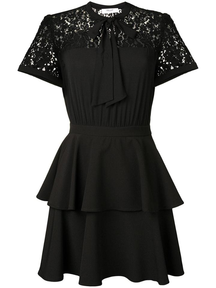 Blugirl Pussybow Skater Dress - Black