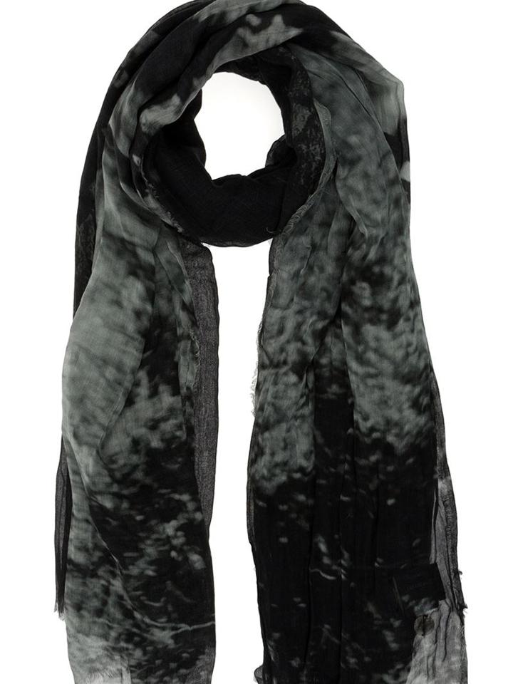 Lost & Found Ria Dunn Tonal Print Scarf, Adult Unisex, Grey, Cotton/modal