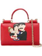Dolce & Gabbana Mini 'von' Wallet Crossbody Bag, Women's, Red, Leather