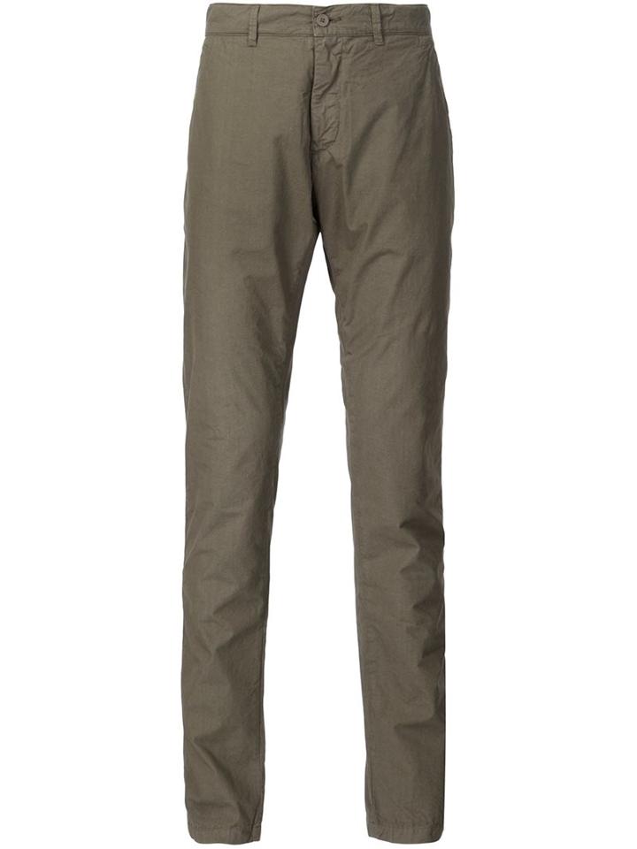 Tomas Maier Classic Lightweight Chinos, Men's, Size: 31, Green, Cotton