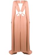 Cult Gaia Jasmin Cut-out Gown - Pink & Purple