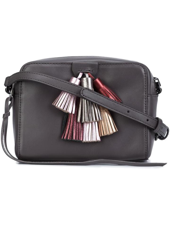 Rebecca Minkoff Tassel Camera Bag, Women's, Grey, Leather