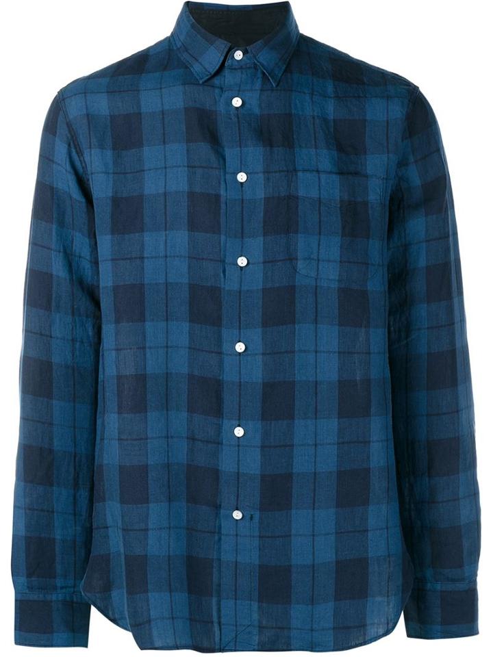 Rag & Bone Beach Plaid Long Sleeve Shirt