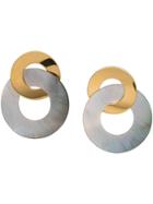 Lizzie Fortunato Jewels Interlocking Circle Earrings - Gold
