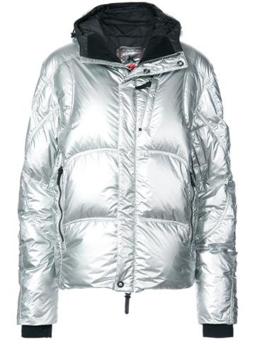 Kru Metallic Puffer Jacket