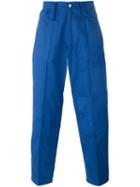 Liam Hodges Patch Detail Jeans, Men's, Size: 32, Blue, Cotton
