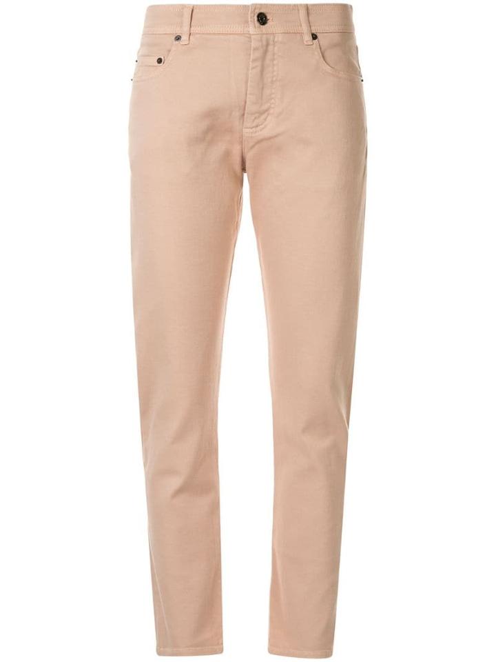 Nº21 Mid-rise Cropped Jeans - Neutrals