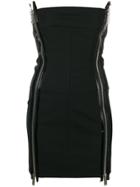 Dsquared2 Double Zip Mini Dress - Black