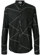 Dior Homme Polo Collar Checked Shirt - Black