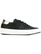 Philippe Model Quilted Sneakers - Black