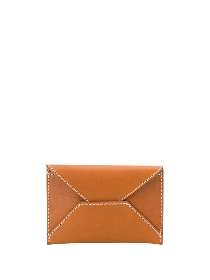 Holland & Holland Envelope Shaped Cardholder - Brown