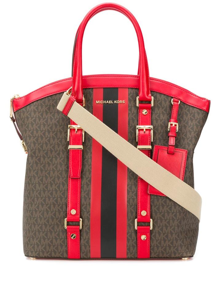 Michael Michael Kors Bedford Travel Large Bag - Red