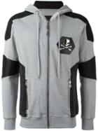 Philipp Plein Native Hoodie, Men's, Size: Small, Grey, Cotton/polyurethane/polyester