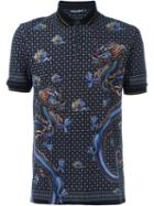 Dolce & Gabbana Chinese Dragon Print Polo Shirt