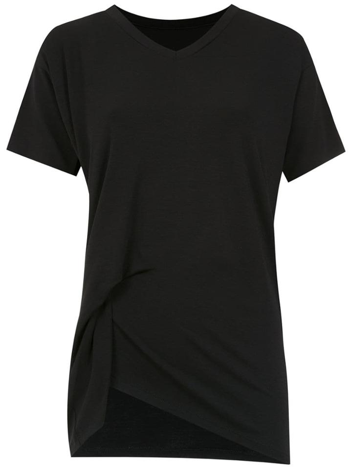 Uma Raquel Davidowicz Ruched Mãe T-shirt - Black