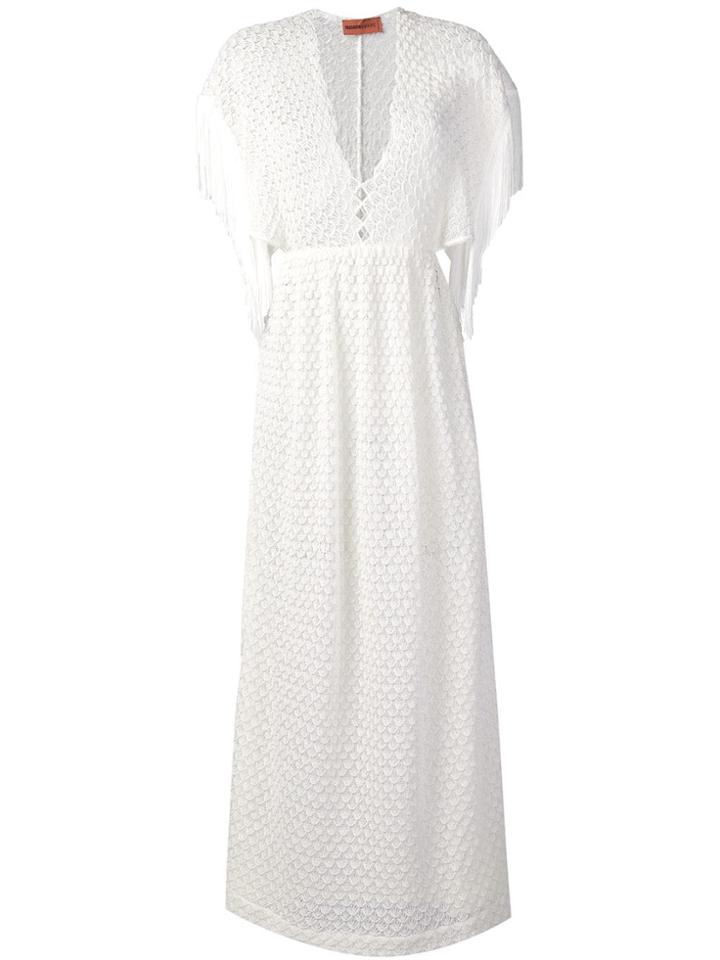 Missoni Mare Lace Maxi Dress - White