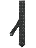 Dolce & Gabbana Logo Patterned Tie - Black