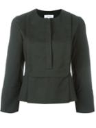 Carven Square Bib Blouse