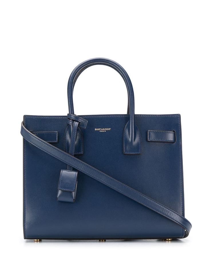 Saint Laurent Sac De Jour Baby Tote - Blue