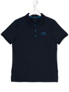 Aston Martin Kids Printed Polo Shirt - Blue