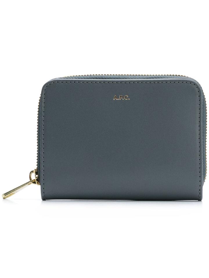 A.p.c. Compact Wallet - Grey