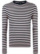 Ps By Paul Smith - Striped Jumper - Men - Merino - Xl, Blue, Merino