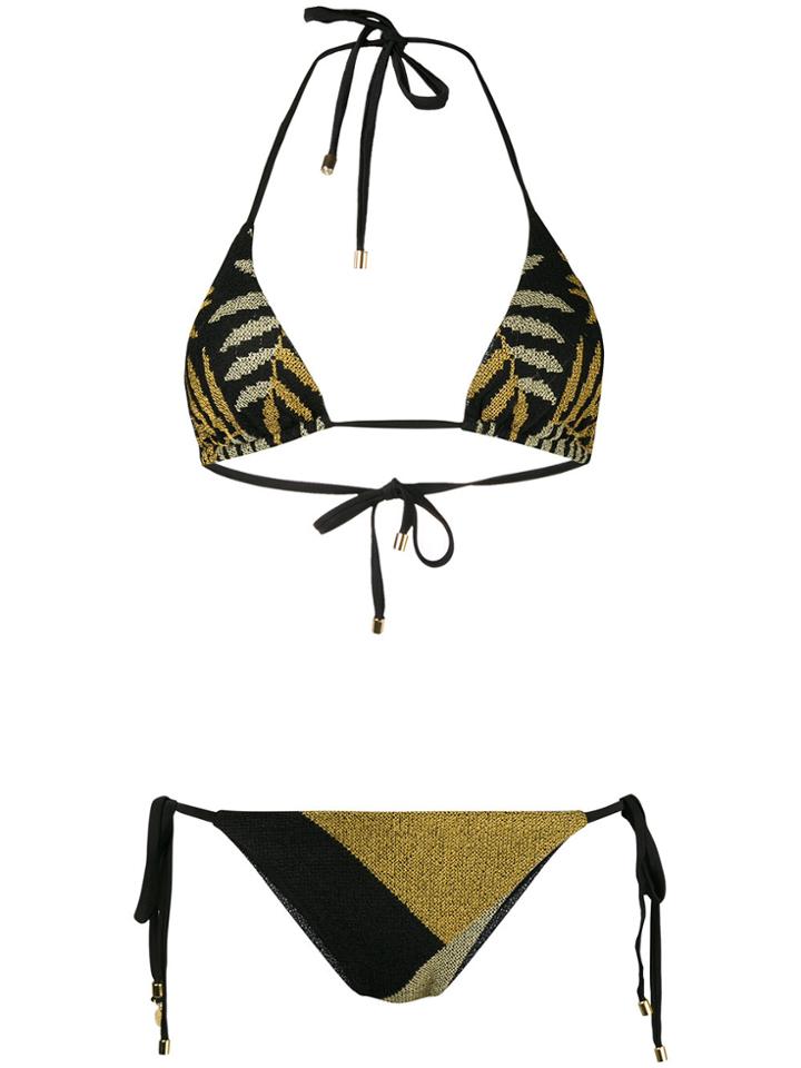 Mitos Ferns Trinity Bikini - Black