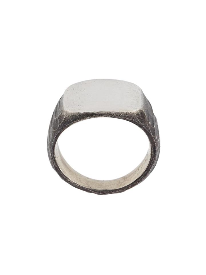 Henson Signet Ring - Metallic