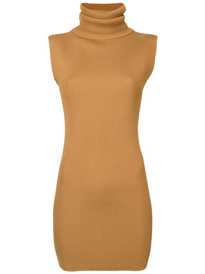 Marni Turtleneck Sleeveless Sweater - Brown