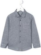 Il Gufo Grid Print Shirt, Boy's, Size: 10 Yrs, Blue
