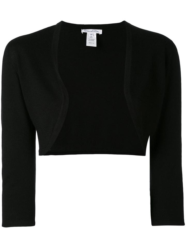 Oscar De La Renta Classic Bolero - Black