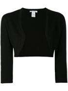 Oscar De La Renta Classic Bolero - Black