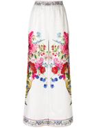 Dolce & Gabbana Majolica Print Trousers - White