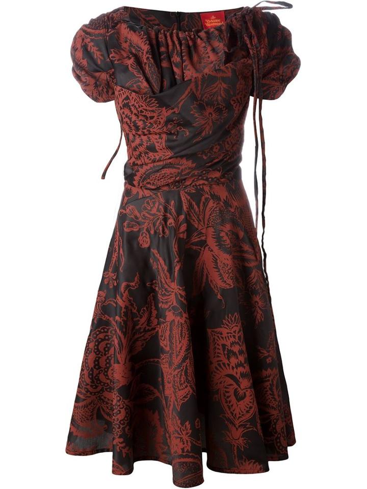 Vivienne Westwood Red Label Printed Flared Midi Dress